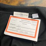 Vintage Floral Embroidered Black Sweater cardigan Size L Photo 3