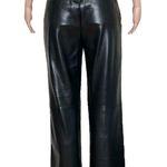 SIMKHAI Mackenzie Vegan Leather Pants, Black, 8 (US) Black Photo 7