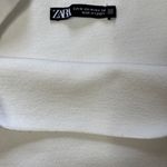 ZARA White Stretch Knit Short Fitted Square Neck Mini Dress Photo 6