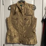 💖 Lauren Ralph Lauren Metallic Vest Gold Size undefined Photo 1