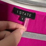 1. State State Hot Pink Satin Long Sleeve Blouse Small Photo 2