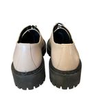 Maeve Anthropologie Oxford Leather Sand Tan Lace Up Shoes Size 8 Size 38 Photo 6