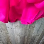 Naked Zebra  Medium Hot Pink Sleeveless Mini Racerback Back Zippered Dress Photo 4