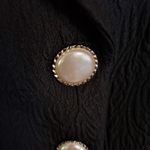 Charter Club  Black 3 Button‎ Textured Blazer Size 10 Photo 1