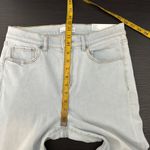 NWT Ann Taylor LOFT Light Wash Frayed Hem High Rise The Skinny Jeans Size 28 Blue Photo 13