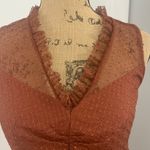 Sandro  Paris Cassy Ruffle-Trimmed Tulle Tea Sleeveless Midi Dress Photo 9