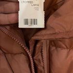 Akira  ANWND NWT Large pinkish mauve puffy coat full zip Photo 6