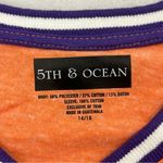 Nba  4 Her 5th & Ocean Phoenix Suns Orange Basketball Shirt Womens 14/16 Girls Photo 4