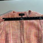Talbots  Tweed Blazer Jacket Women 10 Pink Orange Full Zip Career Office Workwear Photo 7