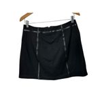 Central Park West  Black Zip Front Mini Skirt Women's Size Medium NEW Photo 5