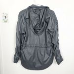 Fabletics Danielle Pullover Grey Pink Hooded Outdoor Water Resistant Jacket M Photo 5