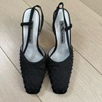 Nina Vintage 90’s  black beaded block heels size 8.5 Photo 1