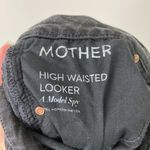 Mother High Waisted Looker Jeans A Model Spy Black Denim Slim Leg Womens Size 28 Photo 4