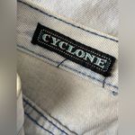 VINTAGE 80’s Floral Print Denim Pencil Skirt, Size 7 Pink Photo 4