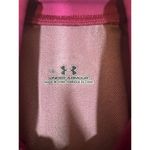 Under Armour  Pink Long Sleeve Mock Neck Nylon Blend Athletic Shirt Women Sz L Photo 6