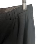 Banana Republic Martin Black Wide Leg Wool Trouser Dress Pants Size 2 Short Photo 5
