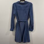On 34th Women's Chambray Belted Visit Shirtdress Size Medium NWOT Blue Photo 5