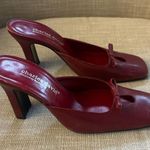Charles David Red Bow Heels Photo 0