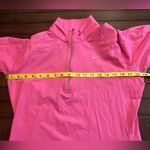 Nike Womens Medium Pink DriFit Running Half ZIP Pullover Photo 5