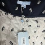 New NWT Hill House Women's The Inola Skirt In Navy Autumn Paisley Jacquard Blue Photo 3