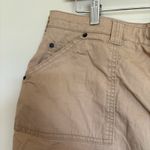 Abercrombie & Fitch VINTAGE Abercrombie Fitch Skirt Womens L Brown Mini Utility Pocket Tactical Y2K Photo 2