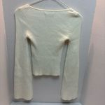 Hollister  Co. Women’s Long Flared Sleeve Sweater Size XS White Photo 3