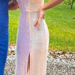 Light Pink Sequin V Photo 4