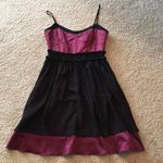 BCBGeneration Party Cocktail Dress Black And Purple Size 0 BCBG Photo 3