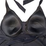 Lands' End Women's Halter Tankini Swim Top Black Size 14 Photo 4