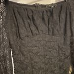 Chocolate USA Black Long Sleeve Lace Mini Dress Size Small Party Cocktail Photo 5