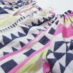 Velvet by Graham & Spencer Geometric Patterned Women's Top Puff Sleeves Pink Photo 9