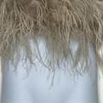 Lamarque Zaina Feather Crop Top Size: Large Dusty Rose New With Tags Photo 3