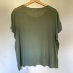 Gap flutter sleeve t-shirt sage green women's size XXL casual top summery light Photo 6