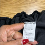 Double Take‎ Textured Ribbed elastic Waistband DrawstringWide Leg Pull Photo 9