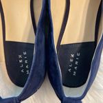 Alex Marie  SHOES SIZE 11 BNWOT COLOR NAVY BLUE LEATHER HEEL 1” Photo 9
