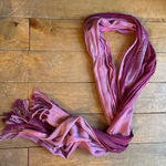 Elegant Pink and Red Glitter Sparkle Women's Scarf Photo 2