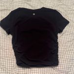 Lululemon Classic Black Short Sleeve Top Soft Line Photo 1