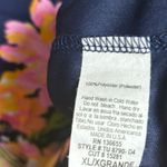 West Kei  Blue Floral Blouse Size XL Photo 5