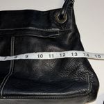 TIGNANELLO BLACK PEBBLED LEATHER SHOULDER BAG OUTSIDE ZIP POCKET
BLACK BEAUTY Photo 5