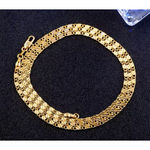 Boutique 18k Yellow Gold Filled Flat Mariner Chain Necklace, 20” Photo 9