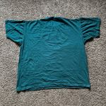 Vintage 90s Love is Love Rainbow Pride T Shirt 2XL Retro Green Size 2X Photo 2