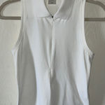 Calia by Carrie  Underwood Collared 1/4 Zip Tennis Golf Sports Top Sz Med White Photo 0