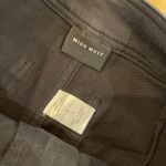 MIOU MUSE Black‎ Cropped Wide Leg Raw Hem Utility Style Pants Women's Black Size L Photo 7