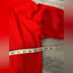 VTG Montgomery Ward Size S Red High Neck Short Sleeve Banded Waist Sweatshirt Photo 9