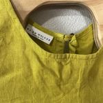 Bryn Walker  Tunic Womens Small Yellow Linen Top Lagenlook Peasant Summer Comfort Photo 3