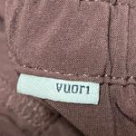 Vuori Women's Brown High Waisted Elastic Waist Tapered Trousers Joggers Pants L Photo 3