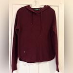 Ralph Lauren  Burgundy Knit Hoodie Photo 1