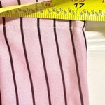 Charades Gangster Moll Suit Costume Pink Black Pinstripes W Necktie Ladies Large Photo 10