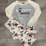 Disney NWT  Mickey Mouse Velour Pajama Set Loungewear Sleepwear 2 Piece set Large Photo 0