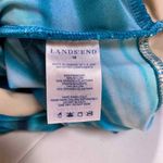 Lands' End One Piece Swimsuit Womens 18 Blue Tie Dye Nylon Skort Padded Cups Photo 5